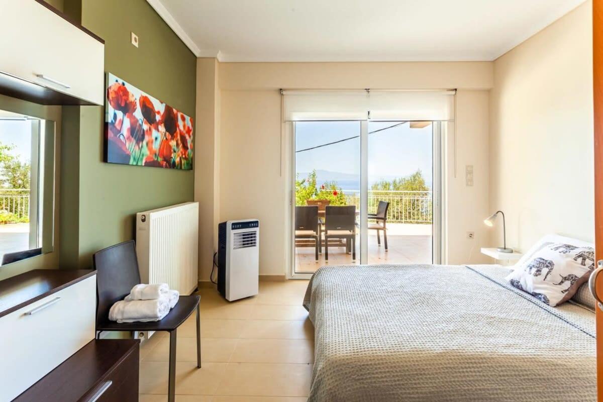 Aigli Fully Equipped Getaway - Seaview Lux Retreat Villa กาลามาตา ภายนอก รูปภาพ
