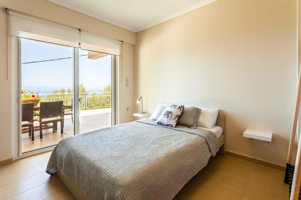 Aigli Fully Equipped Getaway - Seaview Lux Retreat Villa กาลามาตา ภายนอก รูปภาพ