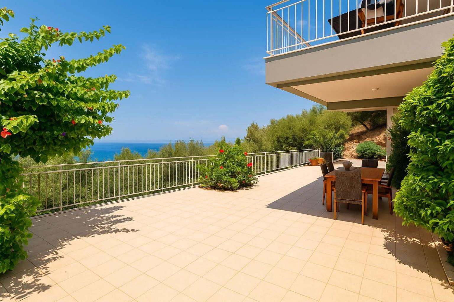 Aigli Fully Equipped Getaway - Seaview Lux Retreat Villa กาลามาตา ภายนอก รูปภาพ